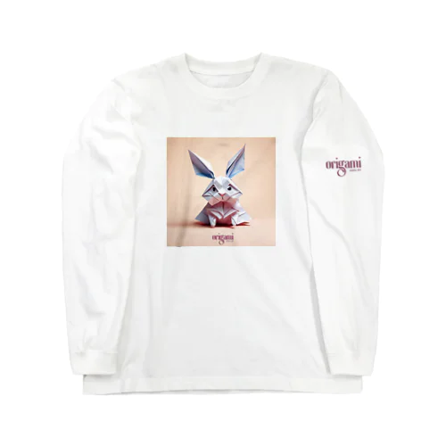 origamiウサギ Long Sleeve T-Shirt