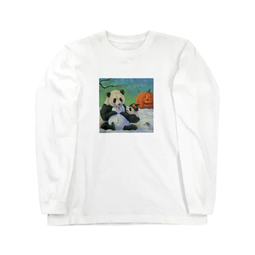 ハロウィンパンダ Long Sleeve T-Shirt