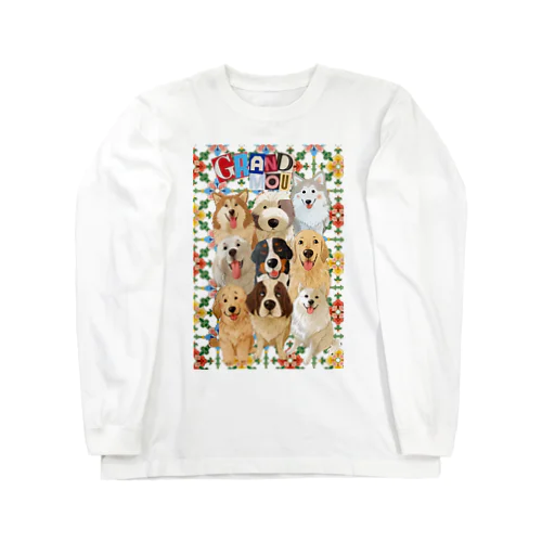 NEW 2024  GRAND MOU《ぐらんむー》大型犬カフェ Long Sleeve T-Shirt