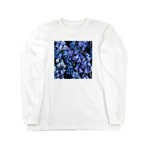 イラスト落ち着いた色合いのブルーベルの花２ Long Sleeve T-Shirt