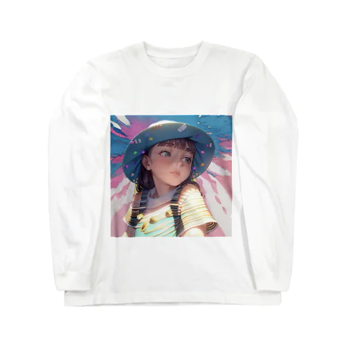 未来を見つめる少女 Long Sleeve T-Shirt