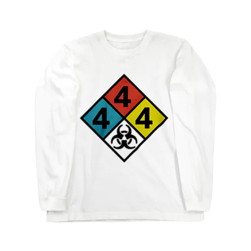 NFPA 704 バイオハザードマーク Long Sleeve T-Shirt