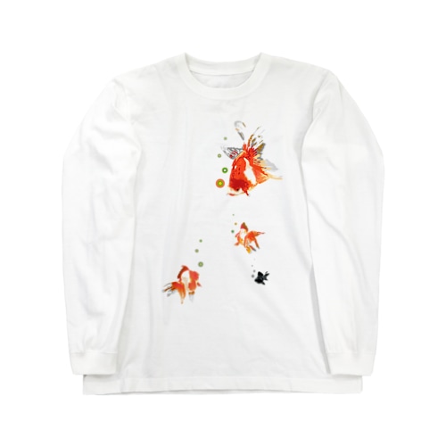 浮遊する金魚 Long Sleeve T-Shirt