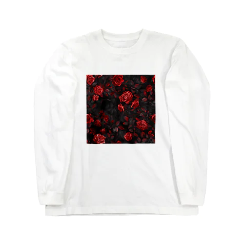 イラスト　深紅の美しい薔薇　3 Long Sleeve T-Shirt