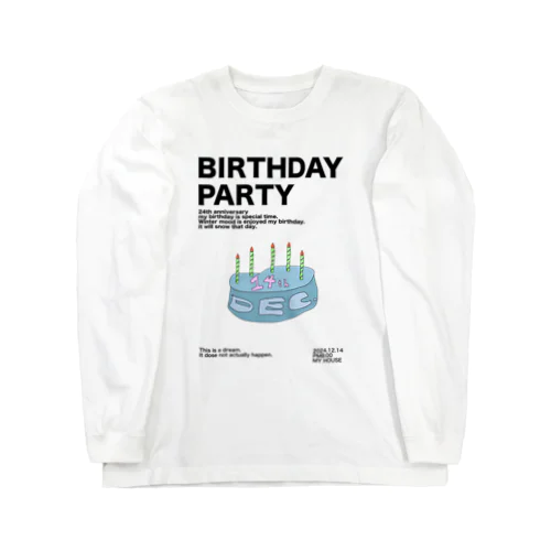 birthdayparty ロングスリーブTシャツ