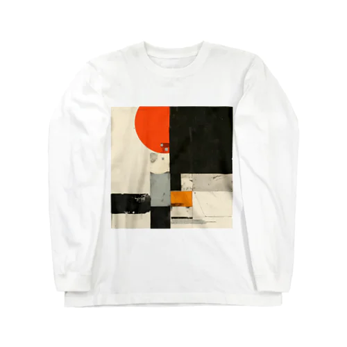 "Constructive Contrast: An Exploration of Form and Space" Long Sleeve T-Shirt