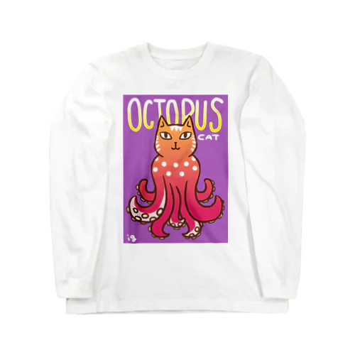 octopus cat ロングスリーブTシャツ