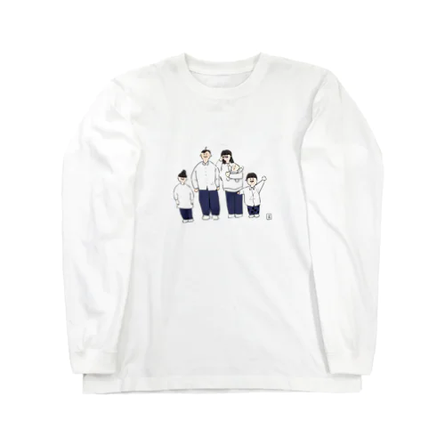 煮豆ファミリー Long Sleeve T-Shirt