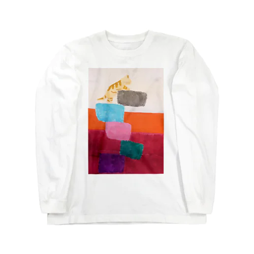 アンバランスな猫 ver.2 Long Sleeve T-Shirt