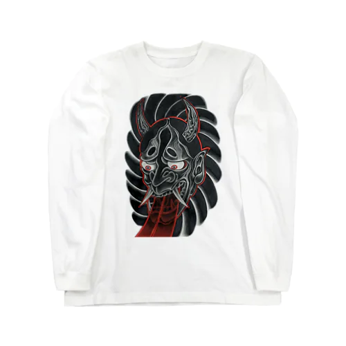 写楽彫ロンT般若 Long Sleeve T-Shirt