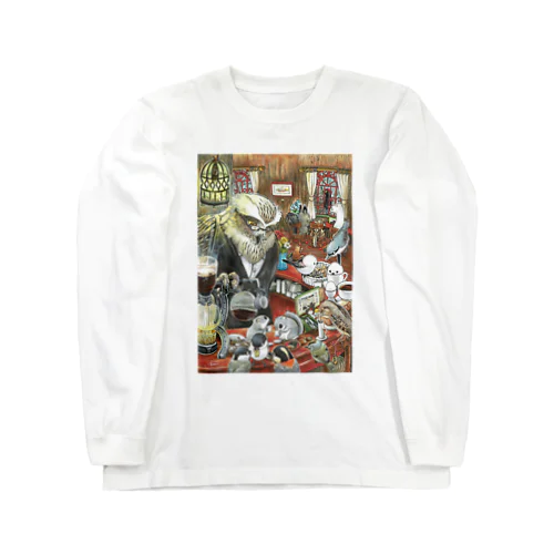 new year's illust 2017 シマフクロウ Long Sleeve T-Shirt