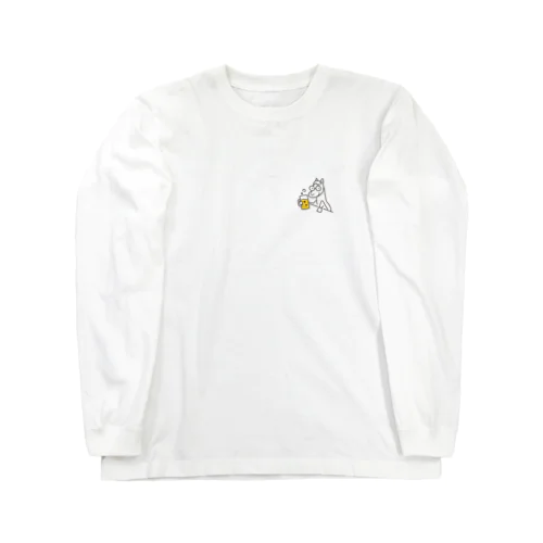 ビールが旨いロンＴ (淡) Long Sleeve T-Shirt