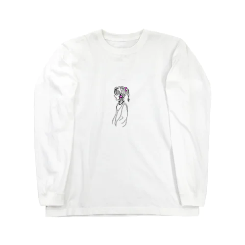 三つ編みポニー Long Sleeve T-Shirt