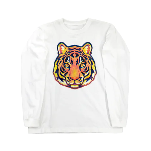 虎ちゃんフェイス Long Sleeve T-Shirt