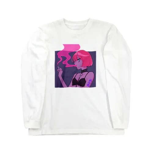 えちえちタバコちゃん Long Sleeve T-Shirt