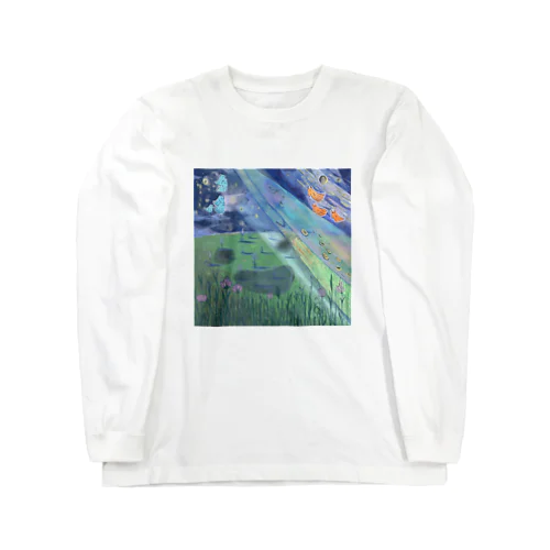 夜にひっそりと Long Sleeve T-Shirt