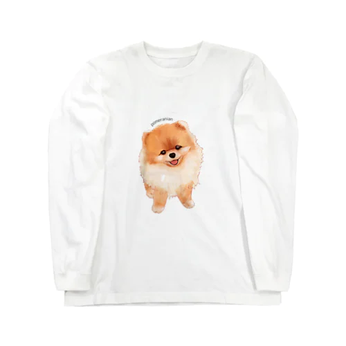 甘えん坊ポメラニアン Long Sleeve T-Shirt