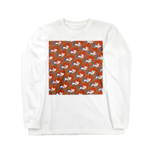 がんばらないきゃりあうーまん なんかずれててきもちわるい Long Sleeve T-Shirt