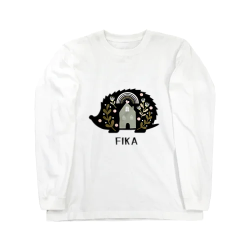 【FIKA 北欧 ハリネズミ】 Long Sleeve T-Shirt