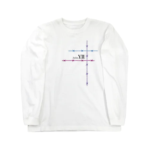 ロゴ遊び Barbed wire Long Sleeve T-Shirt