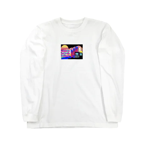 vapor wave tee01 Long Sleeve T-Shirt