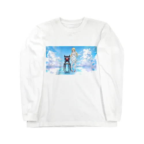 【ロングスリーブTシャツ】「空と椅子」戸定梨香 Long Sleeve T-Shirt