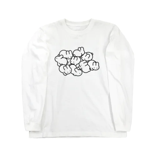 うさぎがいっぱい Long Sleeve T-Shirt