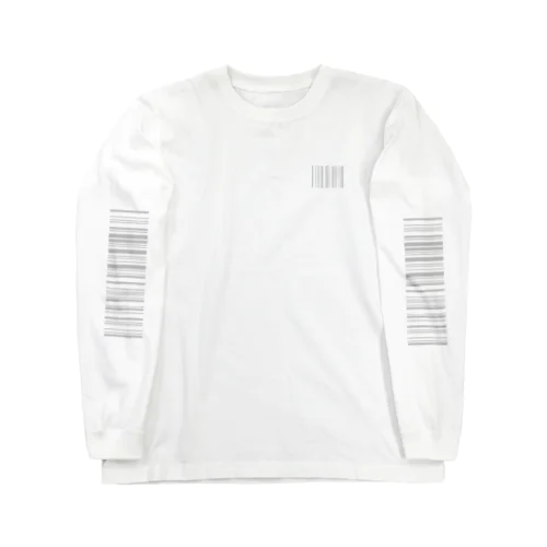 バーコード Long Sleeve T-Shirt