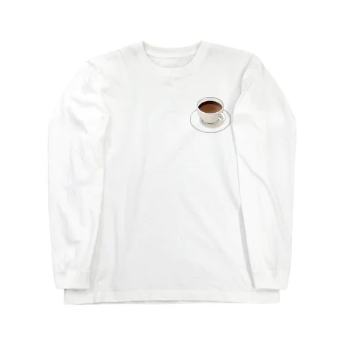コーヒー Long Sleeve T-Shirt