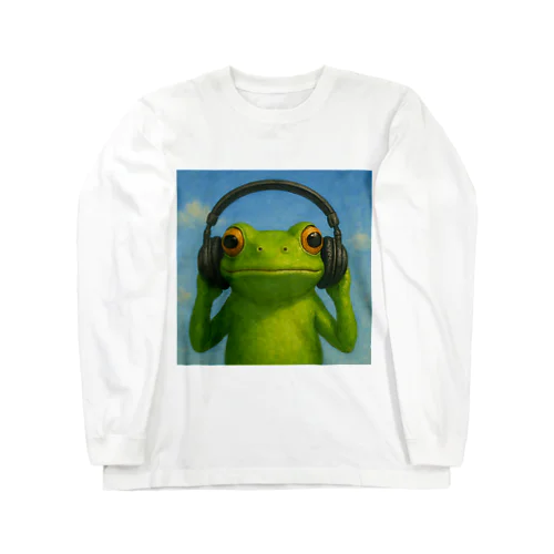 frog(headphone) Long Sleeve T-Shirt