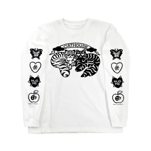 CATHOUSE 黑 Long Sleeve T-Shirt