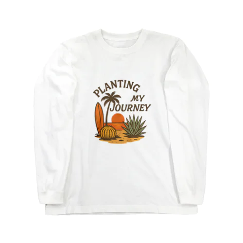 PLANTING MY JOURNEY - Sunset Coast Long Sleeve T-Shirt