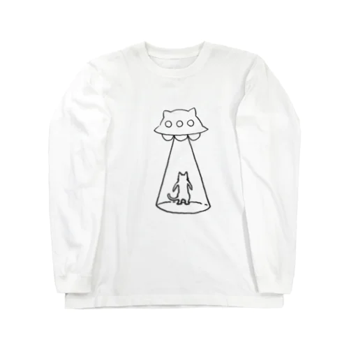 cat & UFO ロングスリーブTシャツ