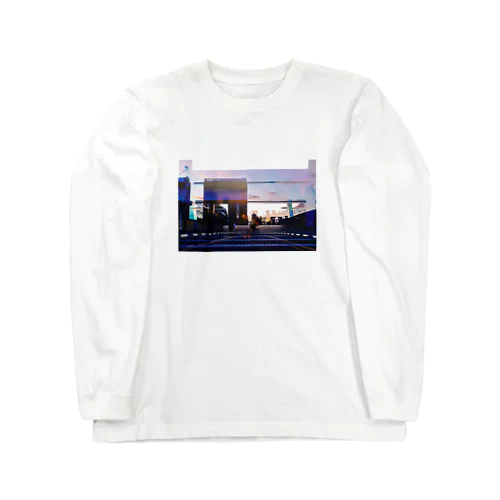 夕陽の青 Long Sleeve T-Shirt