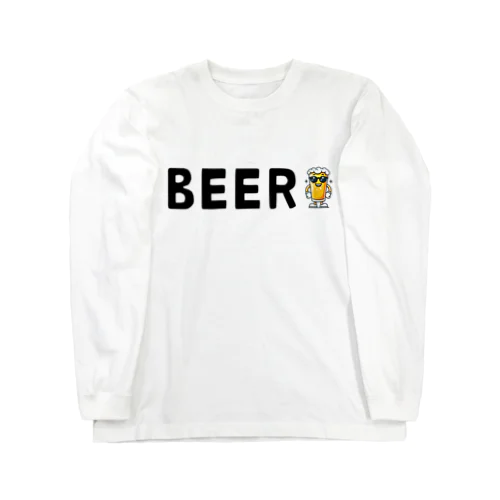 BEER＋サングラス姿のパイントくん Long Sleeve T-Shirt