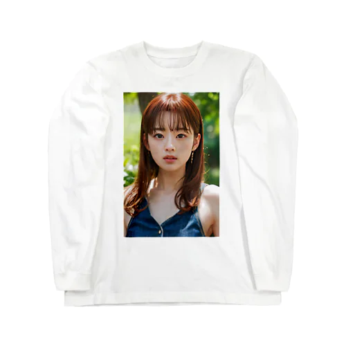 未来少女カラーズ　茶 Long Sleeve T-Shirt