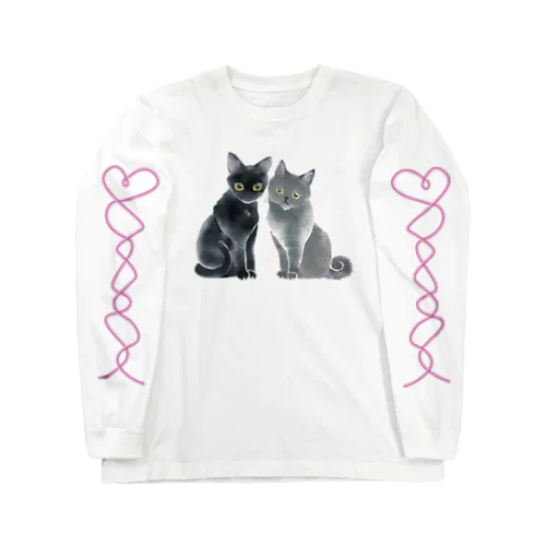 水引猫 初恋 duo Long Sleeve T-Shirt