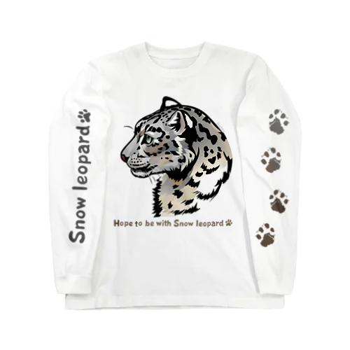 Snow leopard＊ユキヒョウ　 Long Sleeve T-Shirt