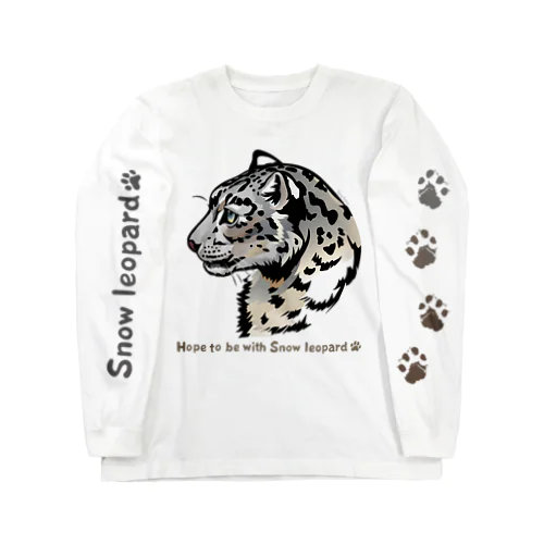 Snow leopard＊ユキヒョウ　 ロングスリーブTシャツ