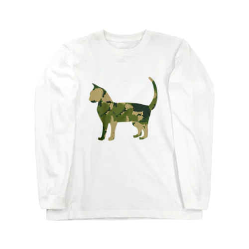 アーミーな猫ちゃん Long Sleeve T-Shirt