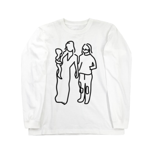 ぐにゃっとした夫婦 Long Sleeve T-Shirt