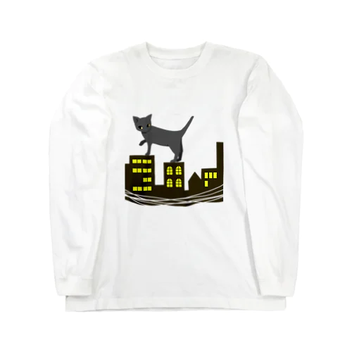 夜猫 Long Sleeve T-Shirt