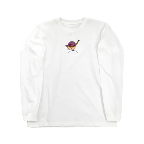 キャップな女の子 Long Sleeve T-Shirt