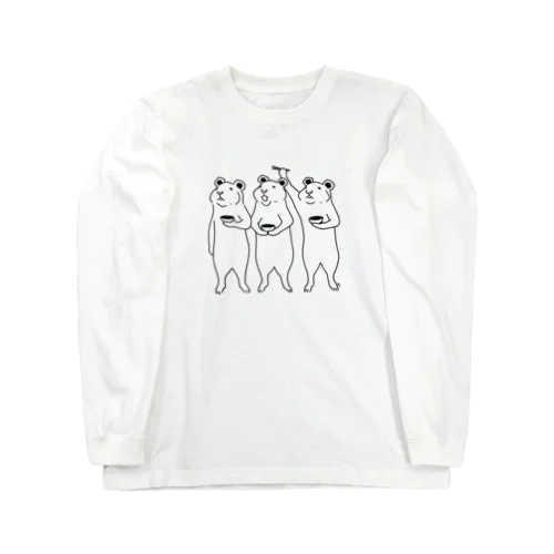 ハムスターズ 動物イラスト Long Sleeve T-Shirt