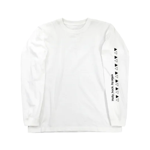 Holly_hock. by.aquaトライアングルロンT Long Sleeve T-Shirt