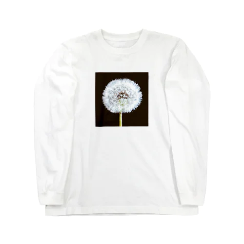 タンポポ　「植物の肖像画」シリーズ Long Sleeve T-Shirt