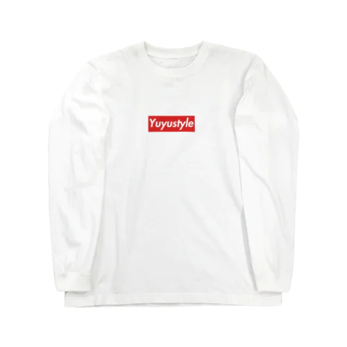 Yuyustyle boxlogo ロングスリーブTシャツ