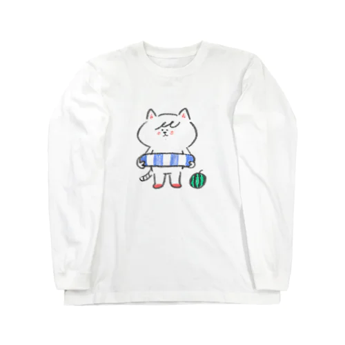 ポシェットにゃんこ協会 Long Sleeve T-Shirt