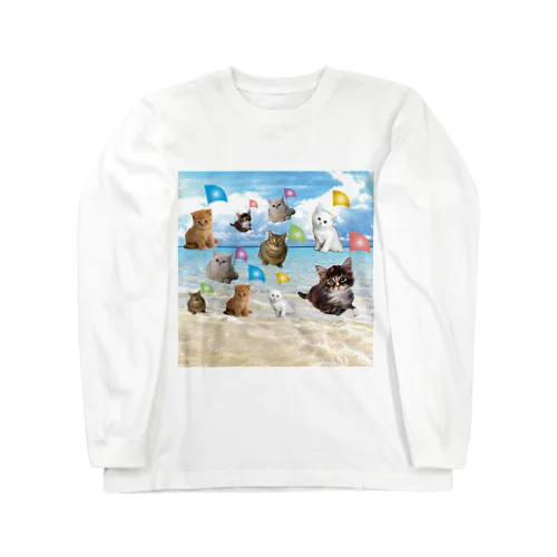 ねこちゃんの音符♪ Long Sleeve T-Shirt