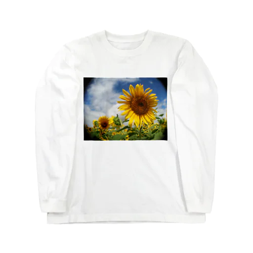 夏の花 向日葵 Long Sleeve T-Shirt